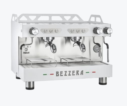 BEZZERA MODA DE 2 Group Espresso Machine White - MODADE2W