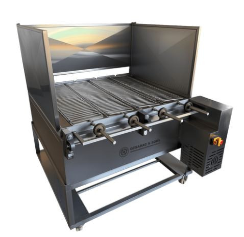 Ozsarac & Sons HO4X4 Compact Commercial Charcoal Rotisserie