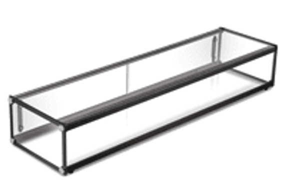 Exquisite CD68 Single Tier Flat Glass Ambient Cake Display Exquisite CD68 Single Tier Flat Glass Ambient Cake Display