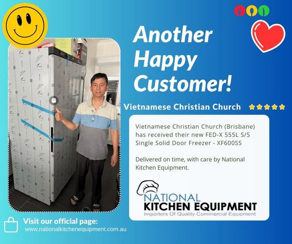 FED-X 555L S/S Single Solid Door Freezer - XF600SS