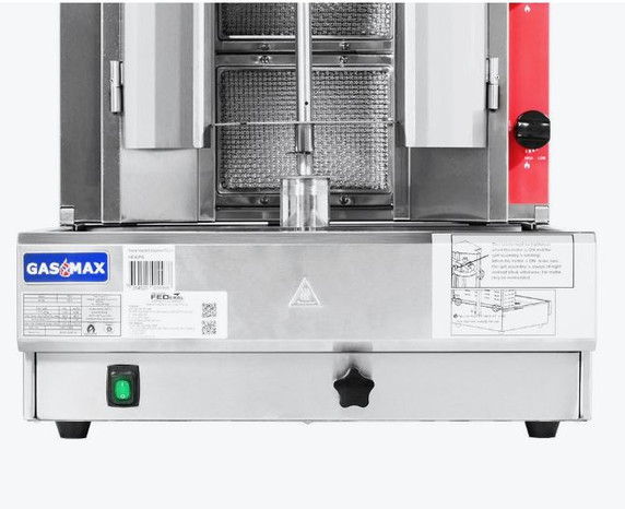 GasMax Semi-automatic 5 Burner LPG Kebab Machine KB-5LPG