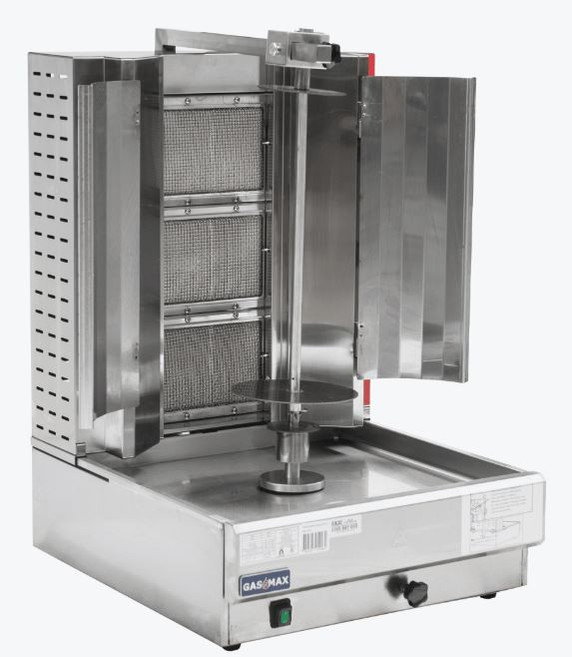 Semi-automatic 3 Burner NG Kebab Machine