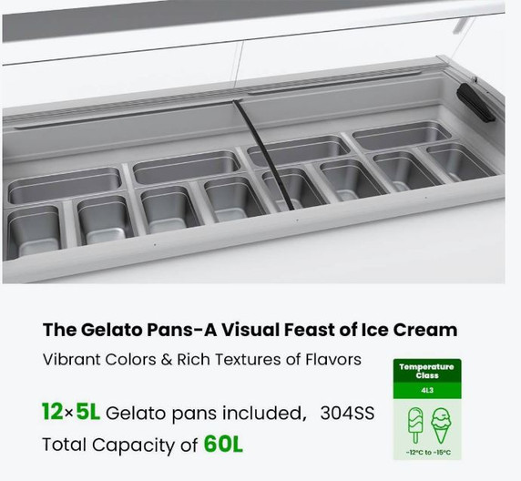 Thermaster 535L Gelato Display - SD-575P