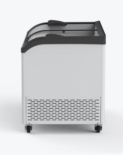 TheThermaster SD-406K Curved Glass Sliding Lid Chest Freezer – 406L Display