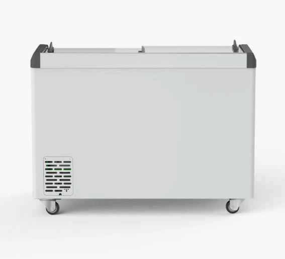 Thermaster SD-406K Curved Glass Sliding Lid Chest Freezer – 406L Display