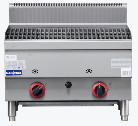 GASMAX Benchtop 2 Burner Chargrill - JUS-TRH60E