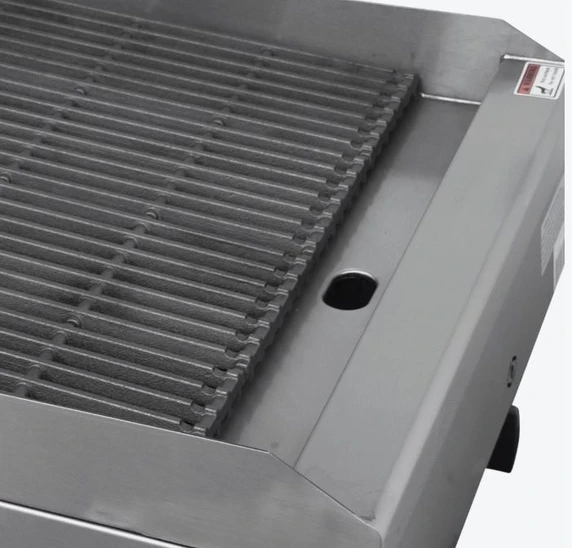 GASMAX JUS-TRH60E 2 Burner Gas Chargrill 605mm | Natural Gas 56Mj
