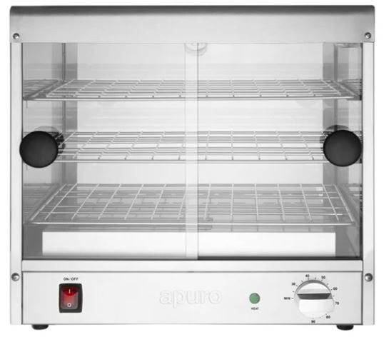 Apuro CJ558-A 30 Pie Cabinet & Warmer | Heated Display 10A
