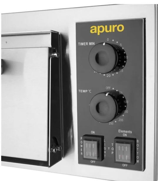 Apuro CJ373-A Commercial 16" Firestone Electric Pizza Oven (2.4kW)