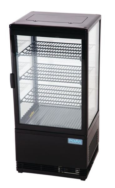 Polar  C-Series Energy Efficient Display Fridge 68Ltr Black
