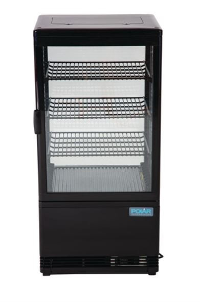 Polar  C-Series Energy Efficient Display Fridge 68Ltr Black