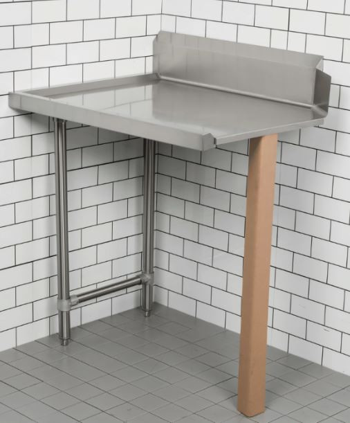 Clean Dish Table with Splashback CDT-900R