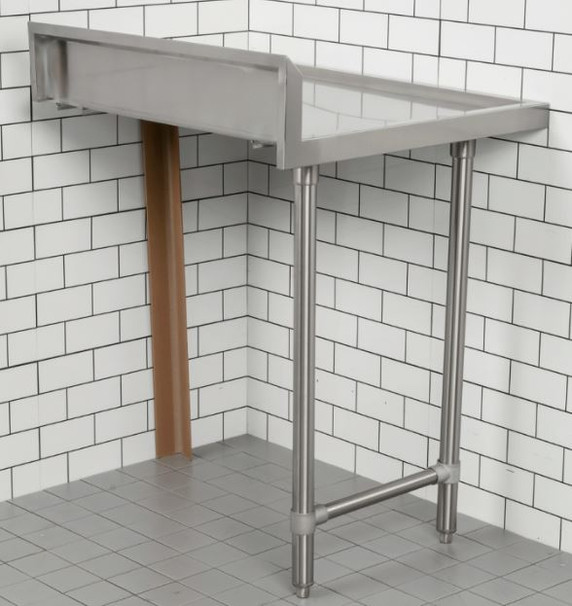 Clean Dish Table with Splashback CDT-900R