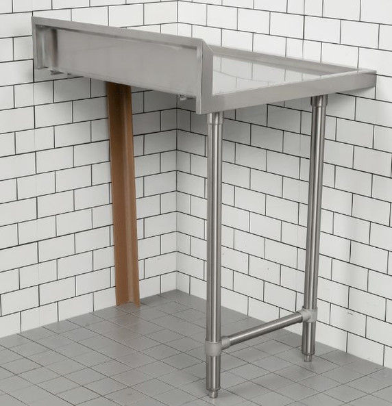 Clean Dish Table with Splashback CDT-600R