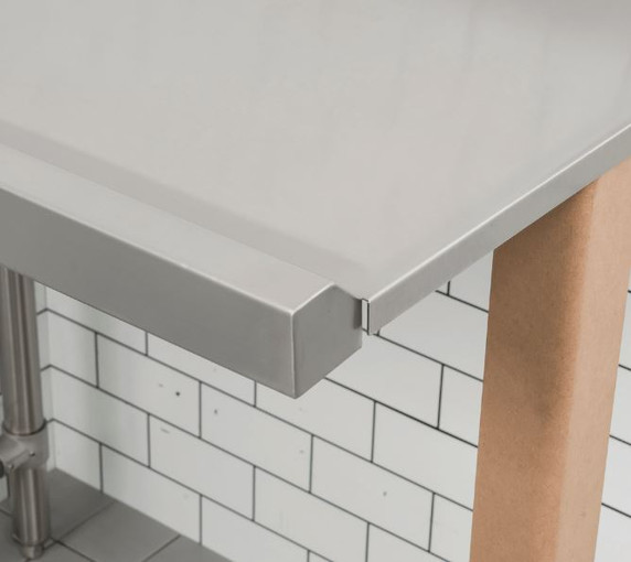 Clean Dish Table with Splashback CDT-600R