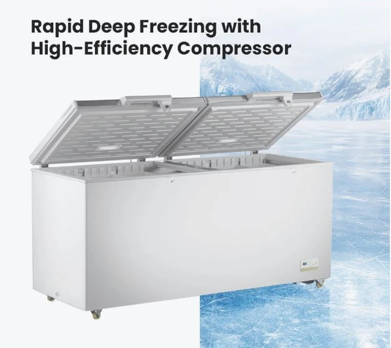 Thermaster BD600F 600L Commercial Chest Freezer with Stainless Steel Lids (1800mm Wide)