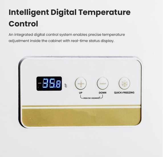 750L Chest Freezer with Stainless Steel Lid