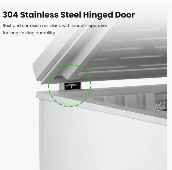 750L Chest Freezer with Stainless Steel Lid