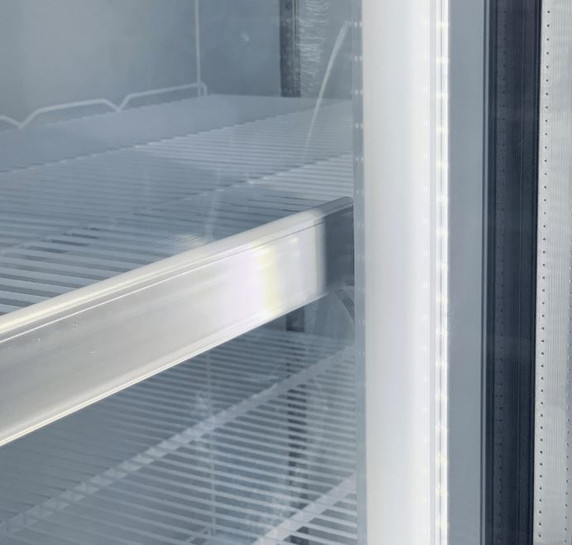 Thermaster Supermarket Fridge Black LG-600BGBM