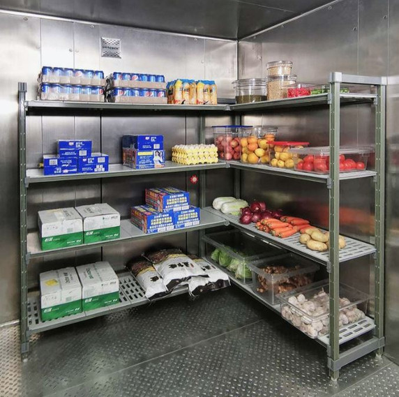 Modular Systems PCU18/42 Poly-Coated Coolroom Shelving Starter Kit (1060mm W)