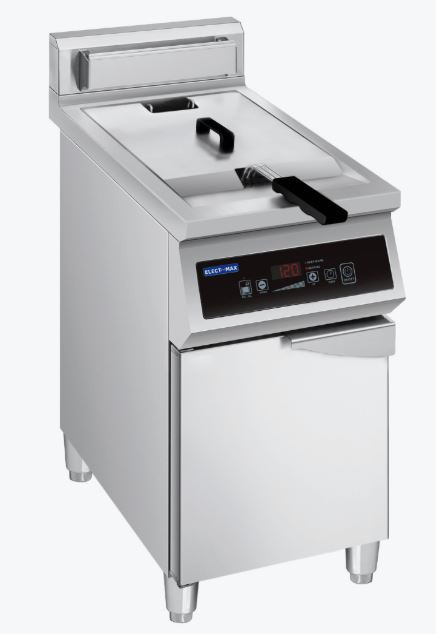 ElectMax 900 Series Induction Single Fryer with Splashback