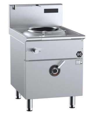 B+S Black Series IN-W1-8 Single Hole Induction Wok - 8 kilowatt