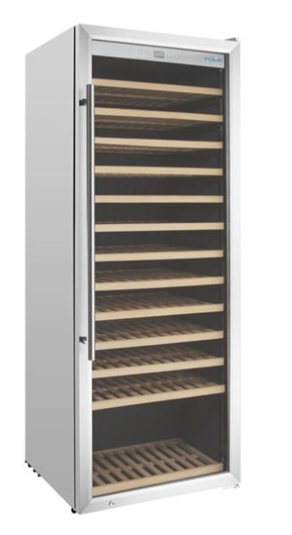 Polar G-Series Single Zone Wine Fridge Stainless Steel 137 bottles