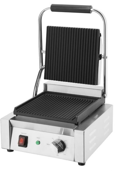 Apuro Bistro Ribbed Contact Grill