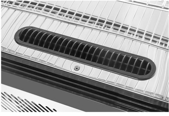 Polar G-Series Counter Display Merchandiser Square Glass - 160Ltr