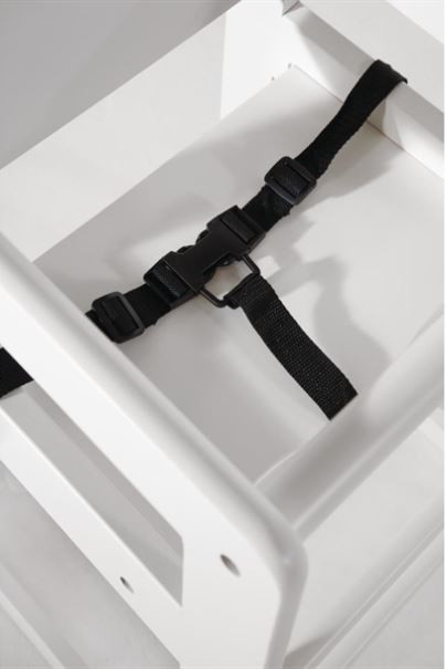 Bolero  Wooden High Chair Antique White Finish