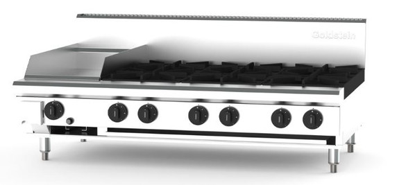 Goldstein Cooktop 6 open burners & 305mm Griddle