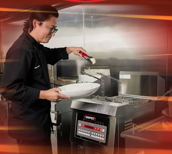 Rapid Fry RF-1E Single Pan Two Basket Electric Fryer