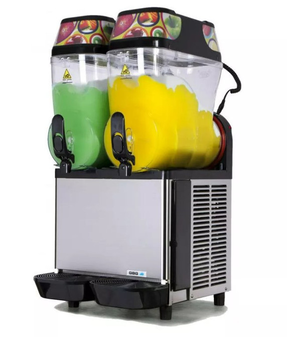 GBG Granitime 2 Double Bowl Commercial Granita Machine (2 x 12L Slushie Machine)