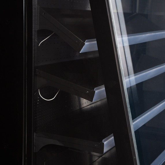 Bromic Semi Vertical Display Fridge 1250mm 2 Doors Sliding