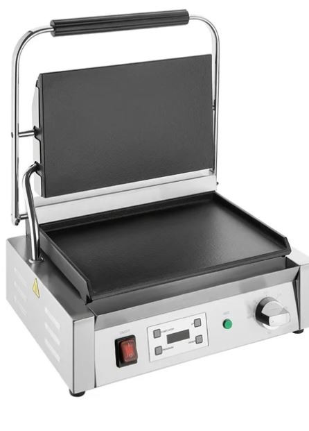 Apuro CU607-A Large Contact Grill Flat Plates with Timer