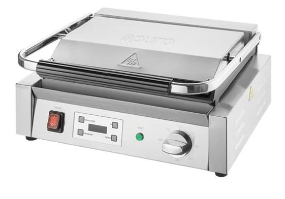 Apuro CU608-A Extra Large Contact Grill Ribbed Plate