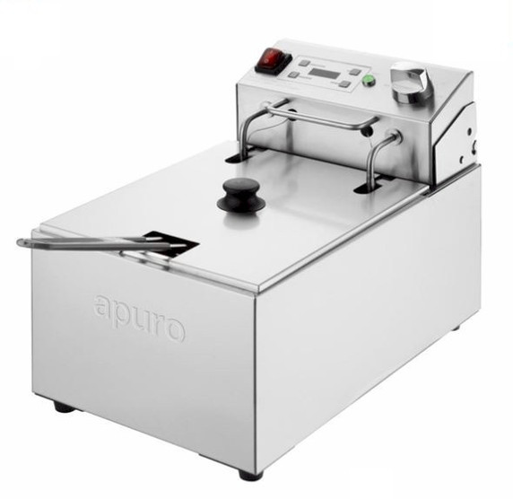 Apuro CU622-A Single Electric Fryer with Timer 5Ltr