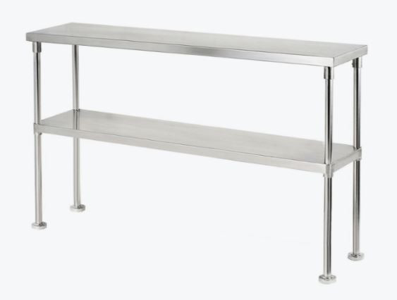 Double Tier 400mm Deep Workbench Overshelf 750mm High WBO2-1200-400