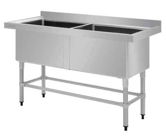 Vogue HC911 Double Deep Pot Sink 90mm Drain
