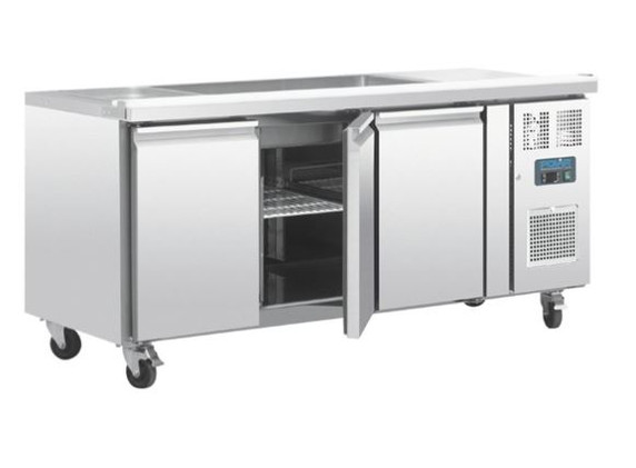 Polar FT283-A 3 Door Counter Fridge