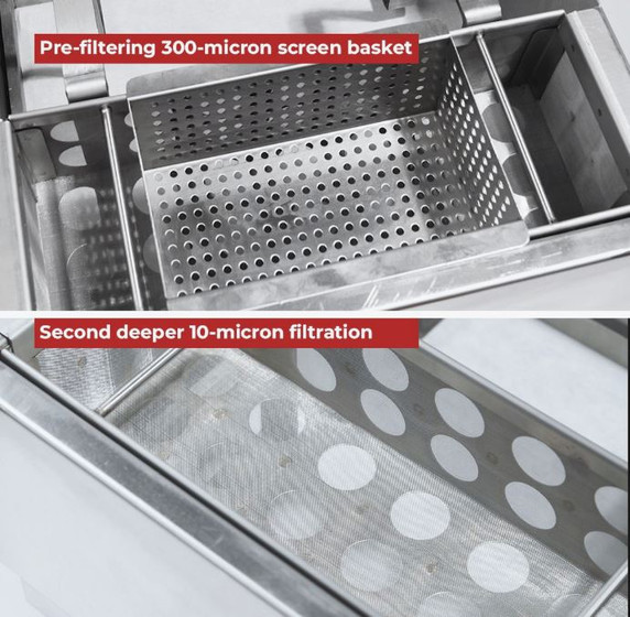 FryMax EOF-42 42L Commercial Electric Cooking Oil Filtration Machine