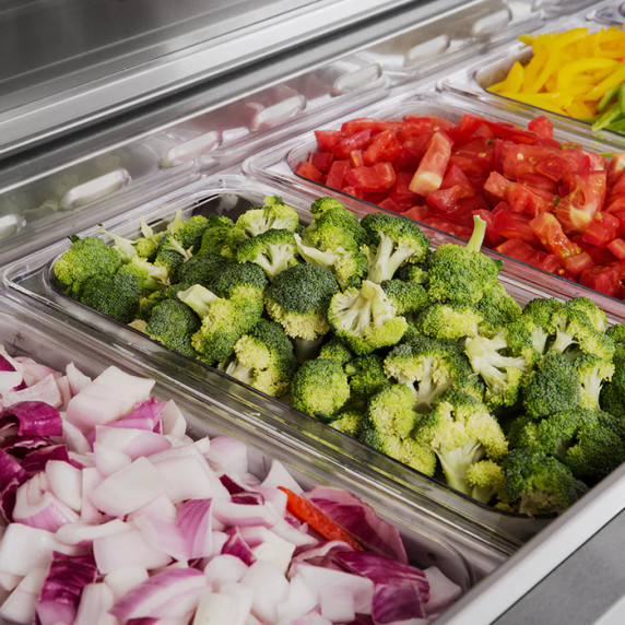 Turbo Air CTPR-67SD 2 Doors Solid Pizza Prep Fridge Turbo Air CTPR-67SD 2 Doors Solid Pizza Prep Fridge