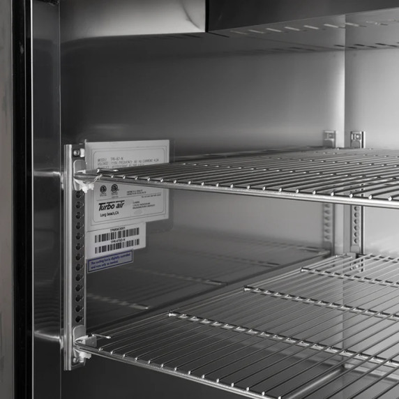 Turbo Air CTPR-93SD 3 Door Solid Pizza Prep Fridge Turbo Air CTPR-93SD 3 Door Solid Pizza Prep Fridge