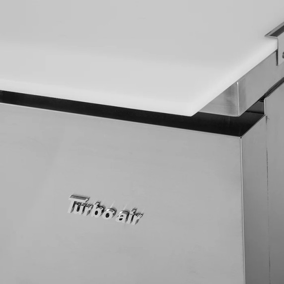 Turbo Air CTPR-93SD 3 Door Solid Pizza Prep Fridge Turbo Air CTPR-93SD 3 Door Solid Pizza Prep Fridge
