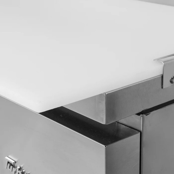 Turbo Air CTPR-93SD 3 Door Solid Pizza Prep Fridge Turbo Air CTPR-93SD 3 Door Solid Pizza Prep Fridge