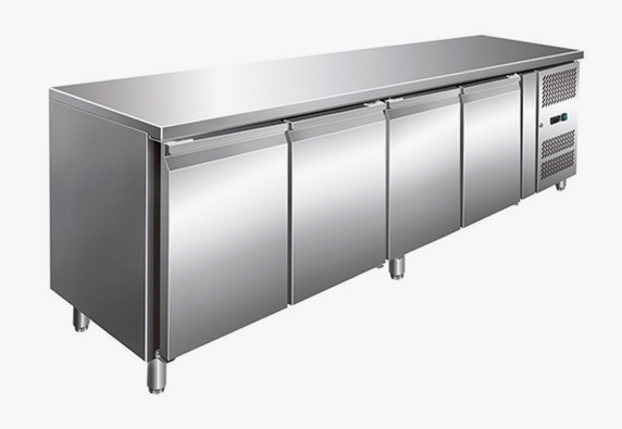 GN4100TN TROPICALISED 4 Door Gastronorm Bench Fridge GN4100TN TROPICALISED 4 Door Gastronorm Bench Fridge