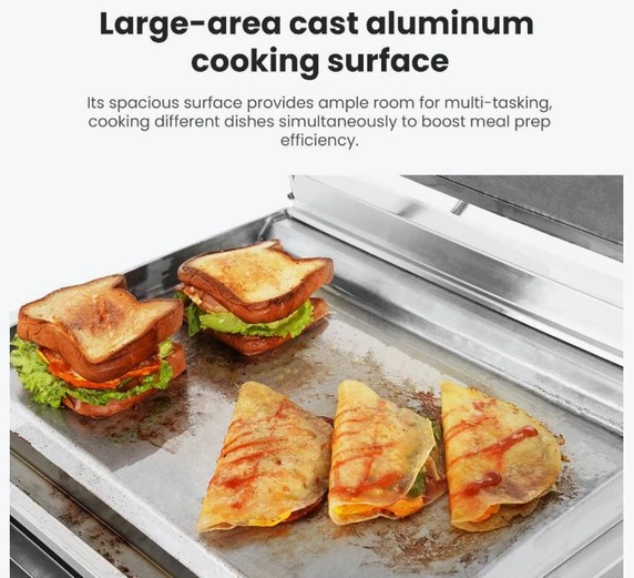 Benchstar GH-819 12-Slice Commercial Electric Grill Station