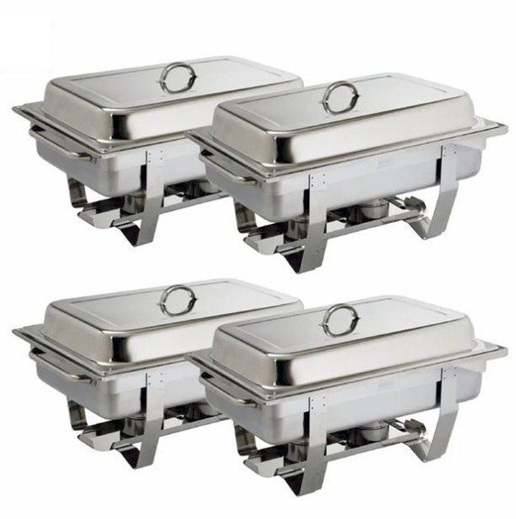 Olympia S299 Milan Chafer Set Four Pack GN 1/1 9Ltr