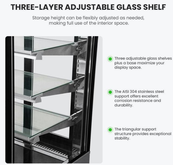 Bonvue Heated Display Cabinet - H-SF830V