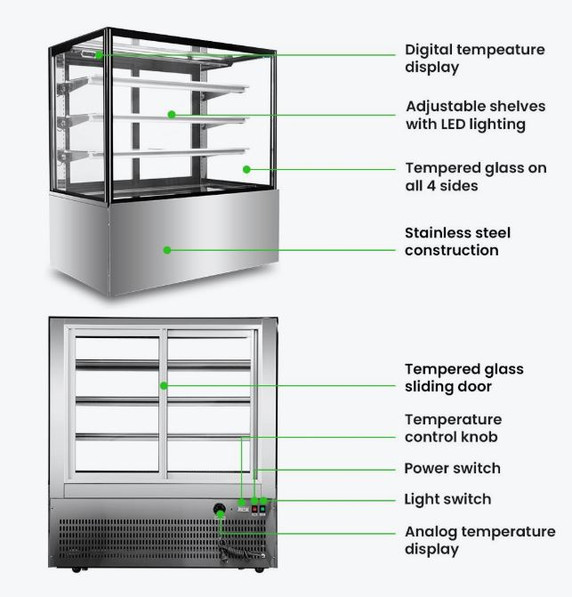 Bonvue Heated Display Cabinet - H-SF840V